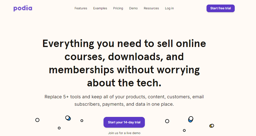 Podia: la migliore alternativa a Kajabi
