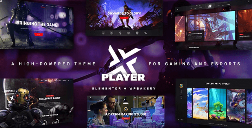 PlayerX - tema WordPress para jogos