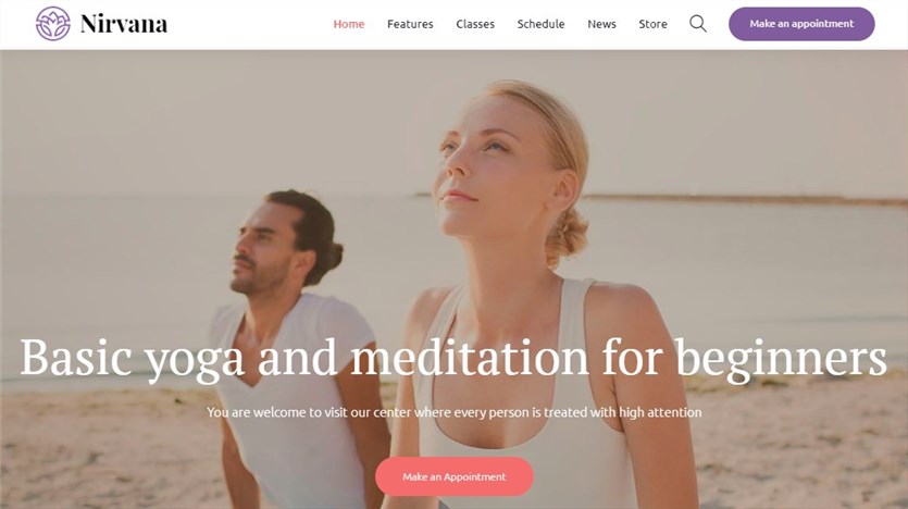 Wordpress için Nirvana-yoga-temaları