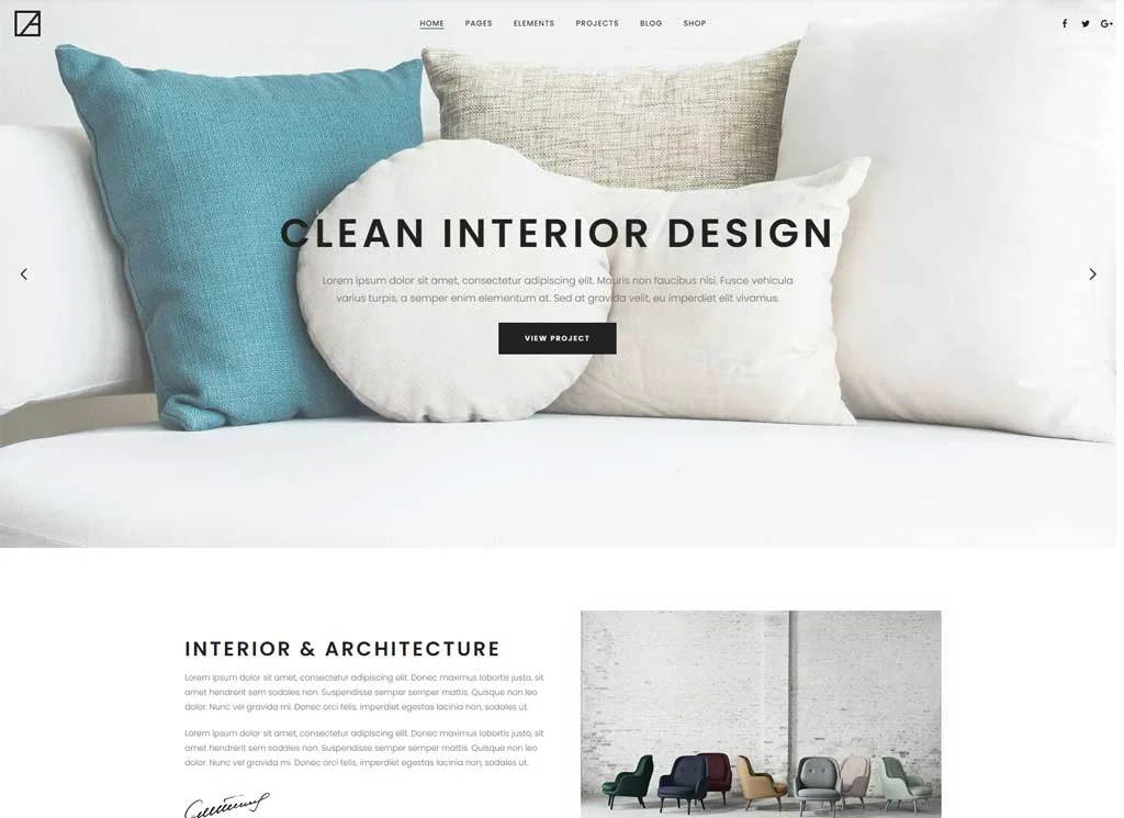 Architekt Website-Design