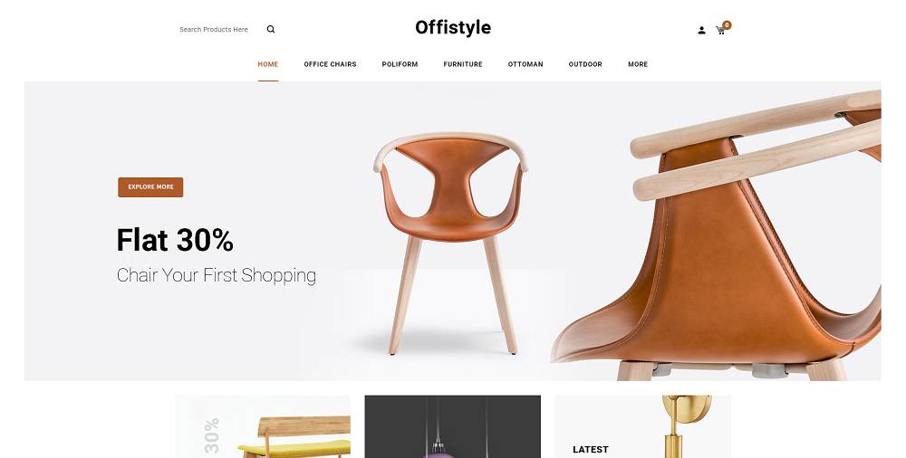 Offistyle - Modelo OpenCart de loja de móveis