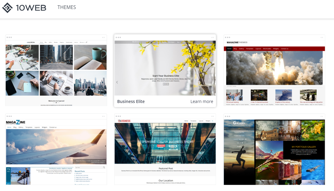 Thèmes WordPress