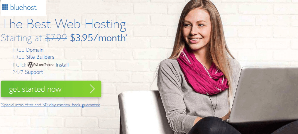 Niedrogi hosting WordPress Bluehost