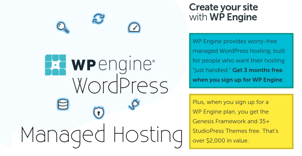 Wpengine โฮสติ้ง + ธีม WordPress โดย StudioPress