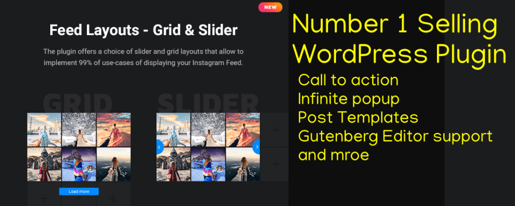 Plugin widget Instagram per WordPress