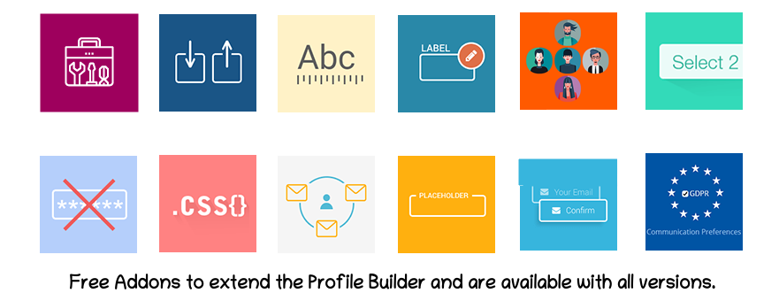 プロファイルビルダー無料アドオン
