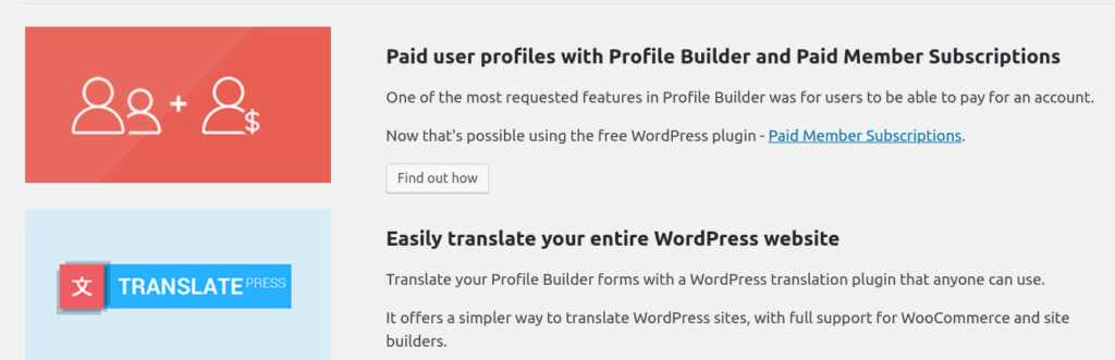 Membri a pagamento e plugin di translatepress