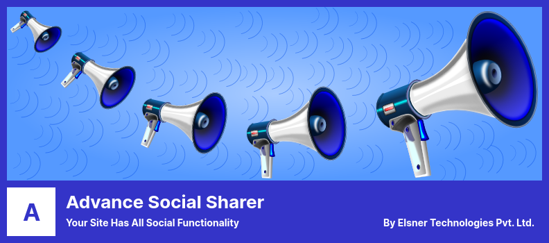 Advance Social Sharer Plugin - 您的网站具有所有社交功能