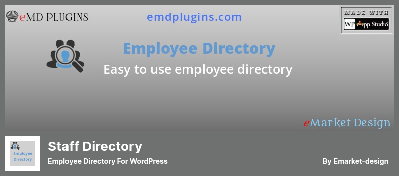 Plugin Directory del personale - Directory dei dipendenti per WordPress