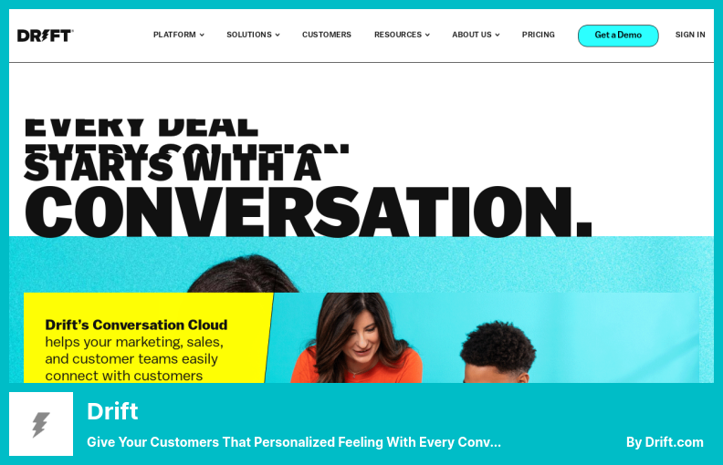 Plugin Drift - Berikan Pelanggan Anda Perasaan Yang Dipersonalisasi Dengan Setiap Percakapan