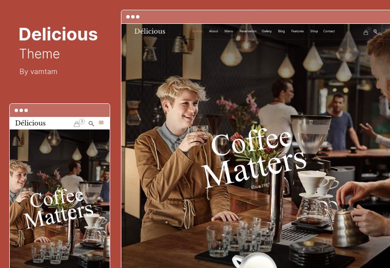 Delicious Theme - Tema WordPress pentru restaurant