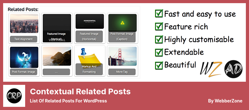 ปลั๊กอินบทความที่เกี่ยวข้องตามบริบท - รายการโพสต์ที่เกี่ยวข้องสำหรับ WordPress