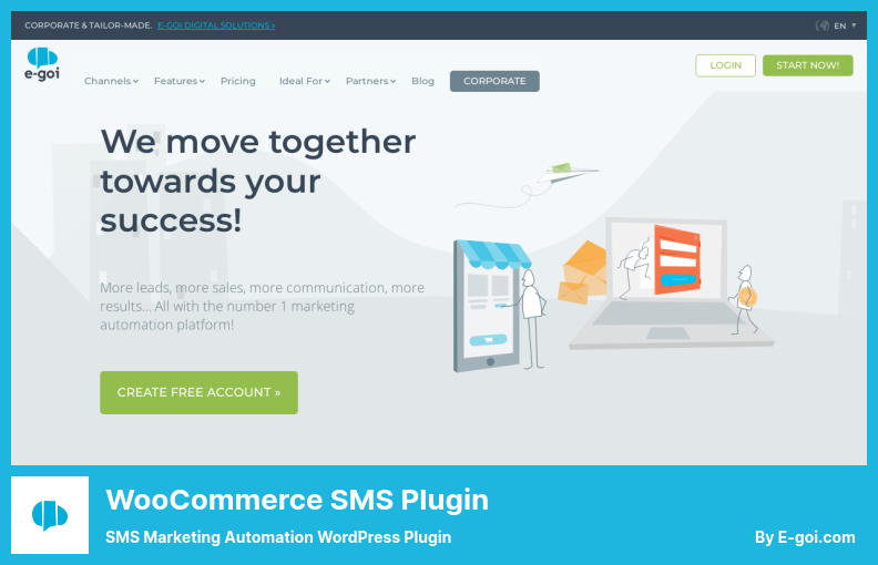 البرنامج المساعد WooCommerce SMS Plugin - البرنامج المساعد WordPress لأتمتة التسويق عبر الرسائل القصيرة