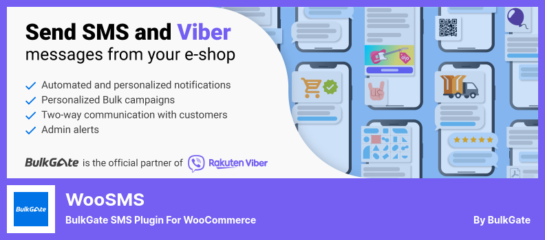 Plugin WooSMS - Plugin SMS BulkGate per WooCommerce