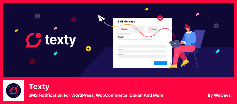 Texty Plugin - Powiadomienia SMS dla WordPress, WooCommerce, Dokan i nie tylko