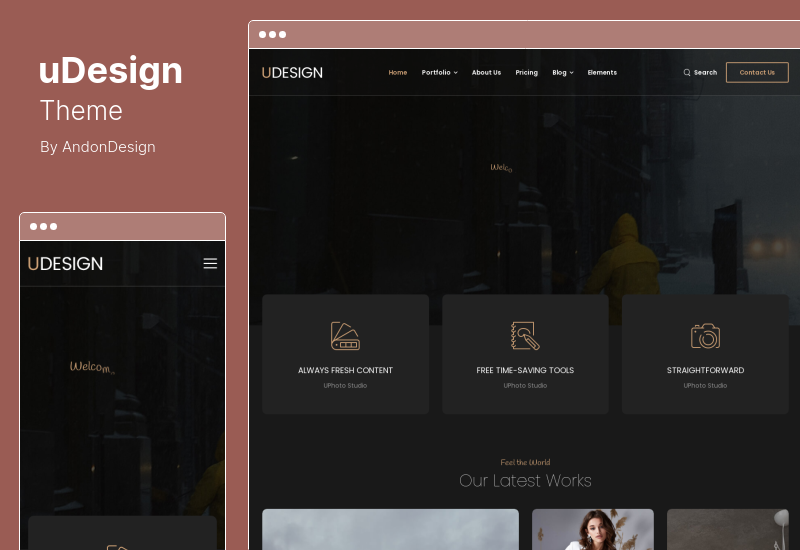 uDesign Theme – Responsives WordPress-Theme