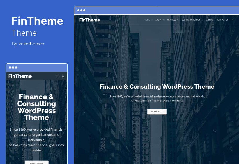 FinTheme Theme - Tema WordPress pentru consultanți financiari