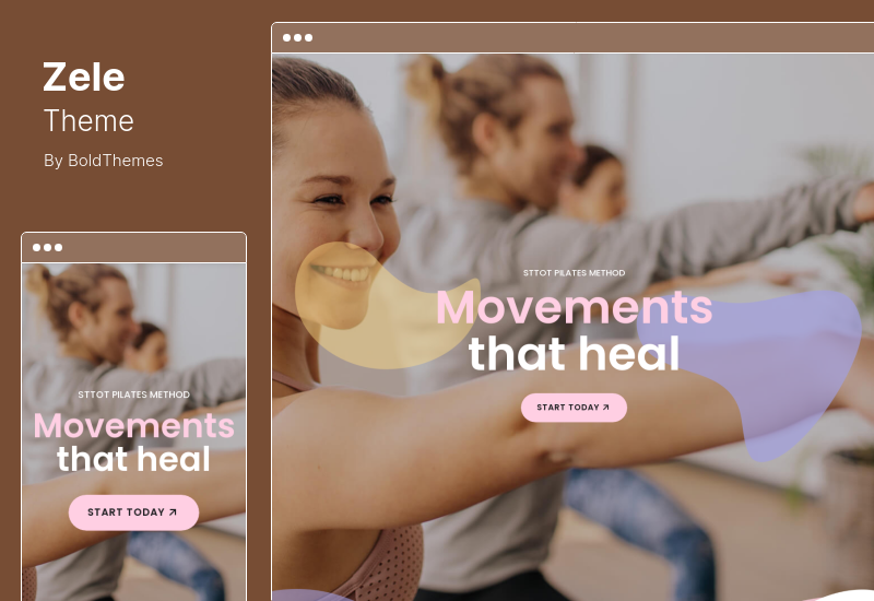 Zele Theme - WordPress-Theme für Fitnessstudios und Sport