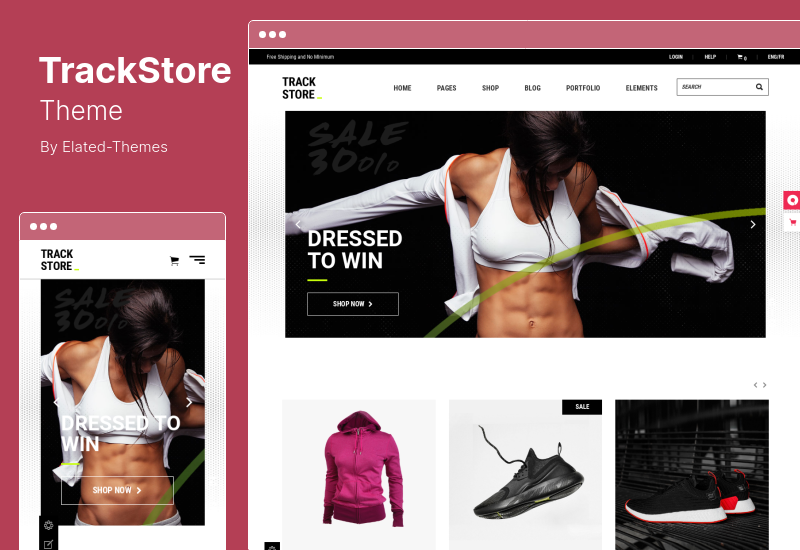 Motyw TrackStore — motyw sklepu sportowego WooCommerce