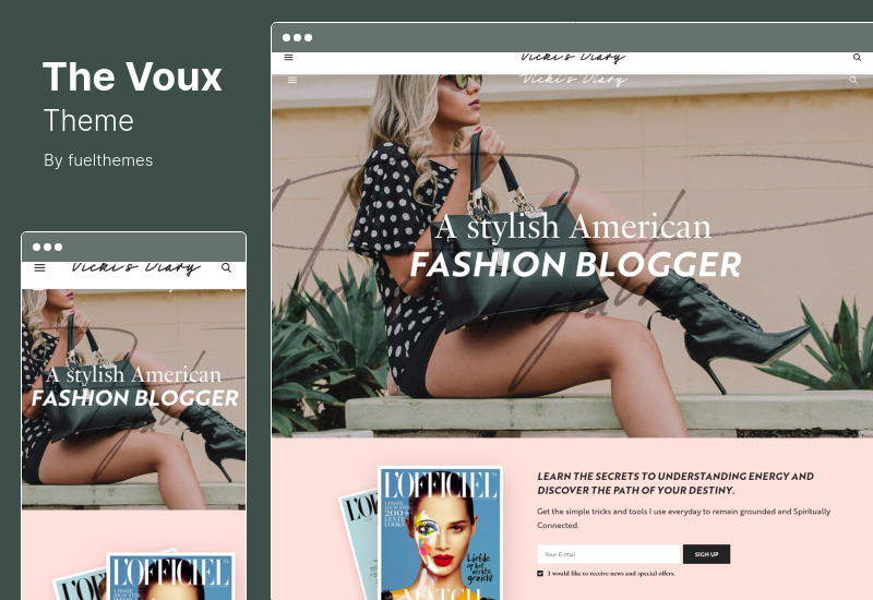 The Voux Theme - Un tema completo de WordPress para revistas