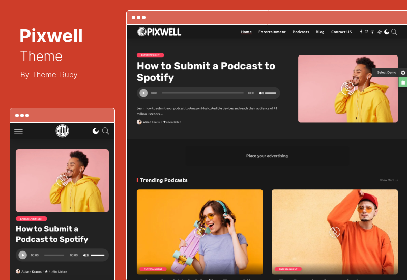 Tema Pixwell - Tema WordPress pentru revista modernă