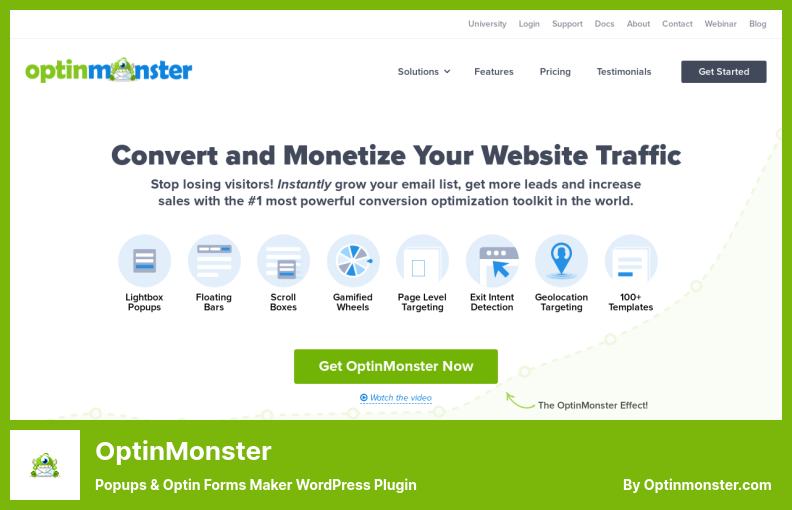 OptinMonster 플러그인 - 팝업 및 Optin Forms Maker WordPress 플러그인