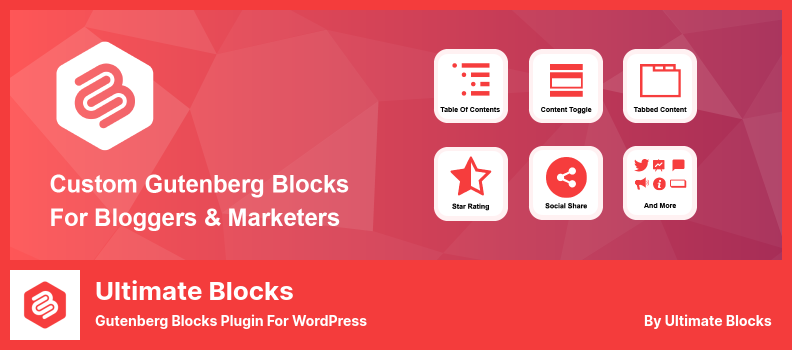 Ultimate Blocks Plugin - Gutenberg Blocks Plugin pentru WordPress