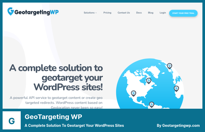 GeoTargeting WP Plugin - حل كامل للاستهداف الجغرافي لمواقع WordPress الخاصة بك