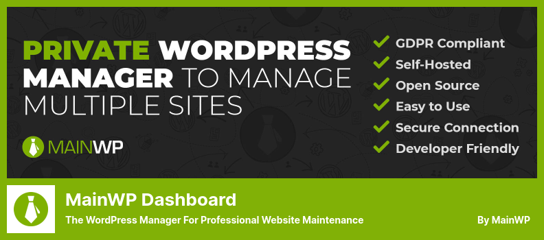 Plugin MainWP Dashboard - Manajer WordPress untuk Pemeliharaan Situs Web Profesional