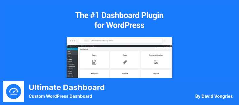 Ultimate Dashboard Plugin - Tabloul de bord personalizat WordPress