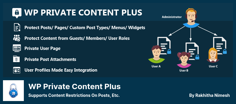 Plugin WP Private Content Plus - Prend en charge les restrictions de contenu sur les publications, etc.