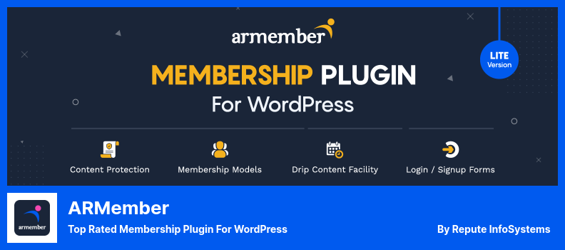 Plugin ARMember - Plugin d'adhésion le mieux noté pour WordPress