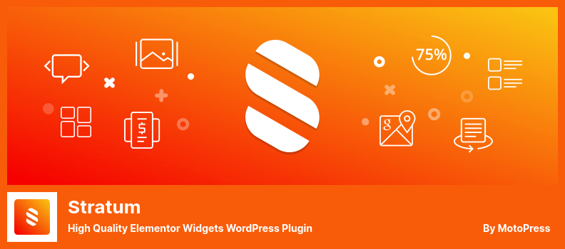 ปลั๊กอิน Stratum - วิดเจ็ตองค์ประกอบคุณภาพสูง WordPress Plugin