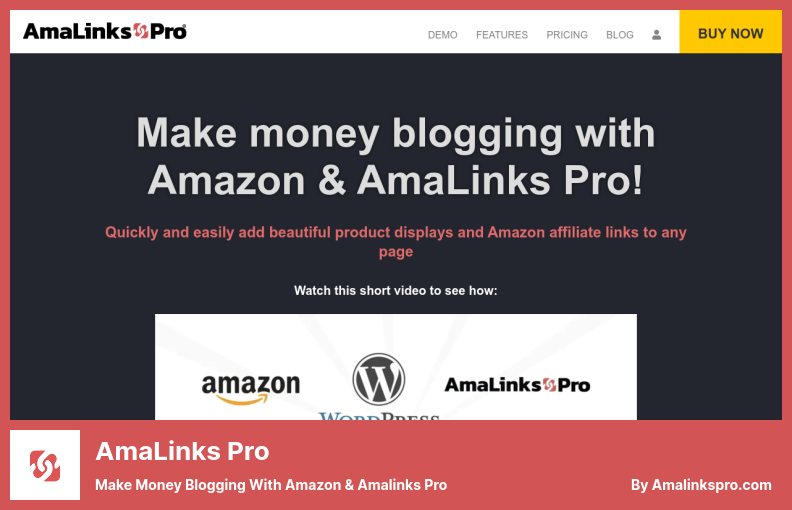 Plugin AmaLinks Pro - Hasilkan Uang dari Blogging Dengan Amazon & Amalinks Pro