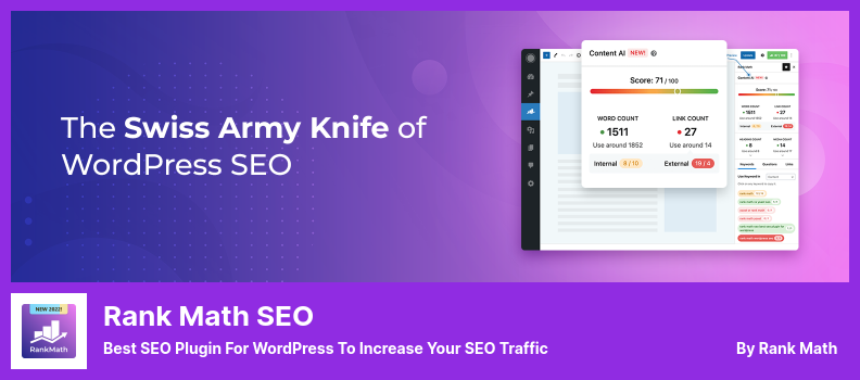 Rank Math SEO Eklentisi - SEO Trafiğinizi Artırmak İçin WordPress İçin En İyi SEO Eklentisi