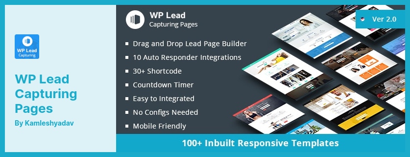 Plugin de Captura de Leads WP - Crie Landing Pages e Páginas de Leads Impressionantes