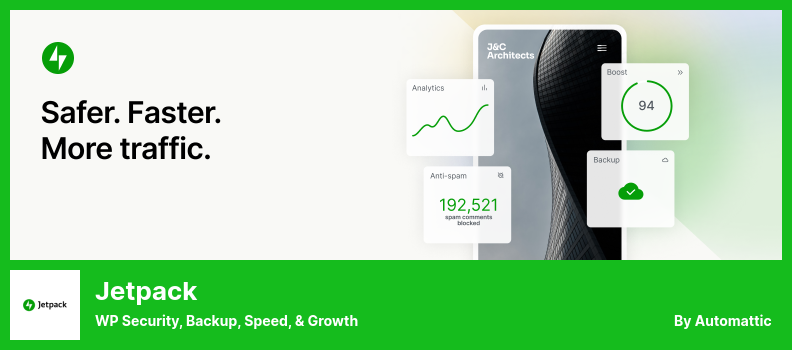 Plugin Jetpack - Sécurité, sauvegarde, vitesse et croissance WP