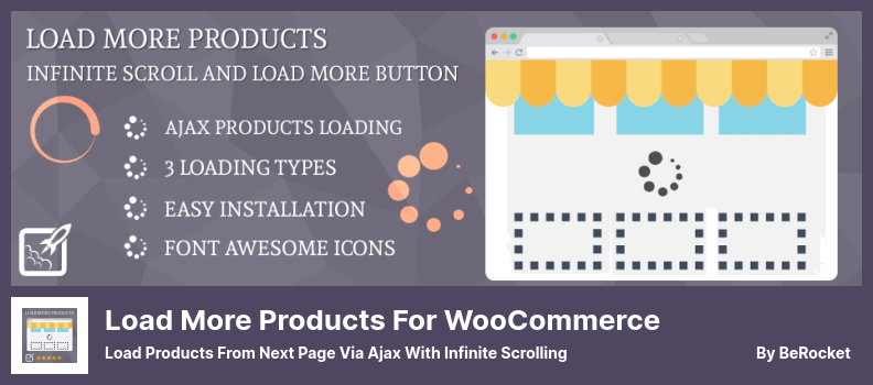 Cargue más productos para el complemento WooCommerce: cargue productos desde la página siguiente a través de Ajax con desplazamiento infinito