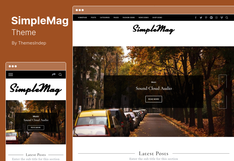 SimpleMag Theme - Magazin-WordPress-Theme für kreative Sachen