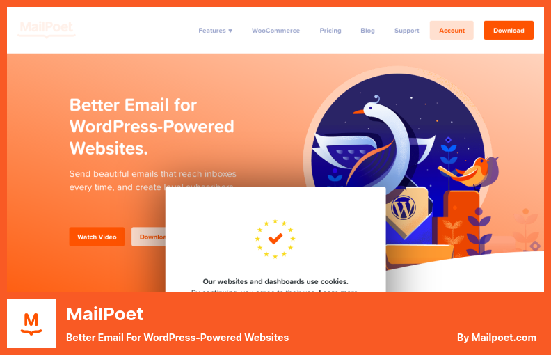 ปลั๊กอิน MailPoet - อีเมลที่ดีกว่าสำหรับเว็บไซต์ที่ขับเคลื่อนด้วย WordPress