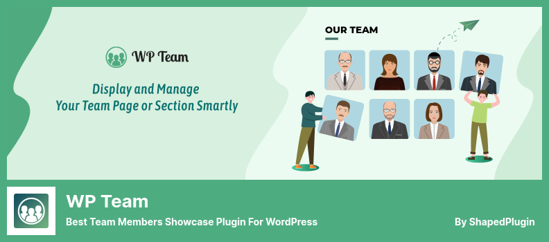 WP Team Plugin - Cel mai bun plugin de prezentare pentru membrii echipei pentru WordPress