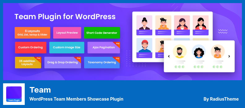 Plugin Tim - Plugin Showcase Anggota Tim WordPress