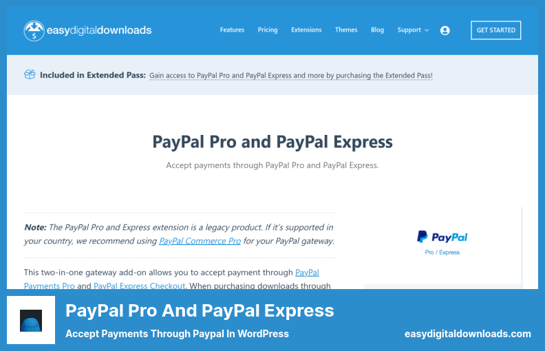 PayPalProおよびPayPalExpressプラグイン-WordPressのPaypalを通じて支払いを受け入れる