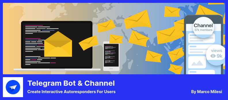 Telegram Bot & Channel Plugin - 為用戶創建交互式自動回复