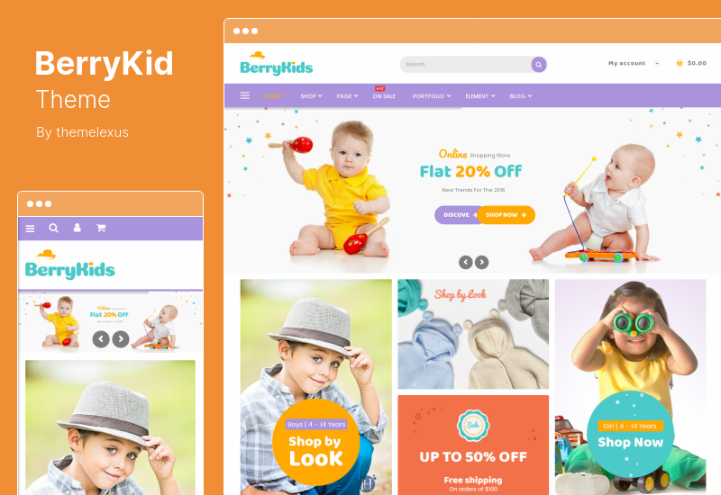 BerryKid Teması - Bebek Mağazası WooCommerce Teması