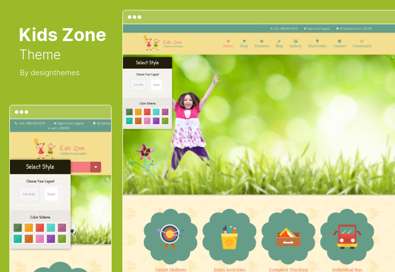 Kids Zone Teması - Çocuk WordPress Teması