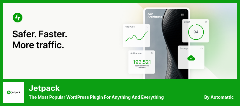 Plugin Jetpack - Le plugin WordPress le plus populaire pour tout et n'importe quoi