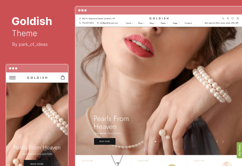 Goldish Theme - 珠寶店 WooCommerce 主題