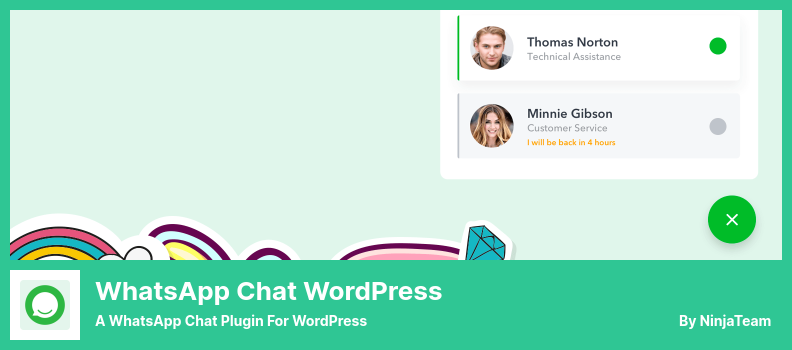 WhatsApp Chat WordPress Plugin - un WhatsApp Chat Plugin pentru WordPress