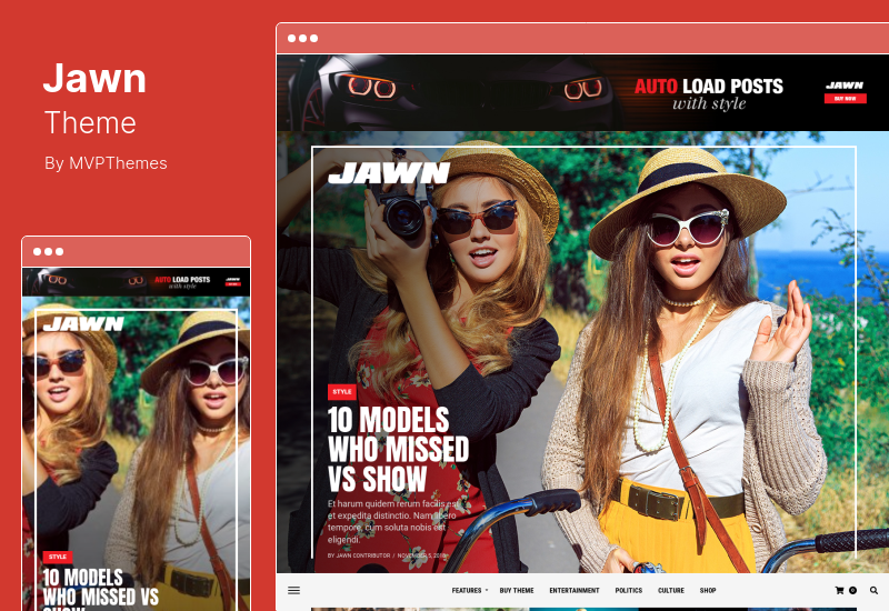 Tema Jawn - Tema WordPress pentru revista Modern News Magazine